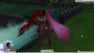 أورجية فوتاناري في قصر سيمز 4: إباحية صريحة