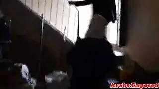 علاقة سرية: ميلف مصرية محجبة تنيك بقوة وسرعة من عشيقها